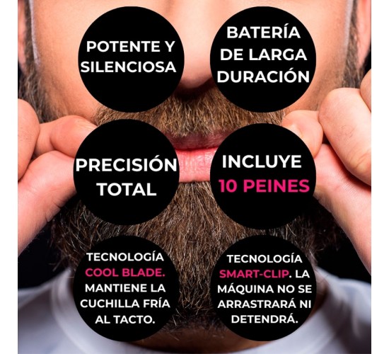máquina de cortar el pelo profesional
