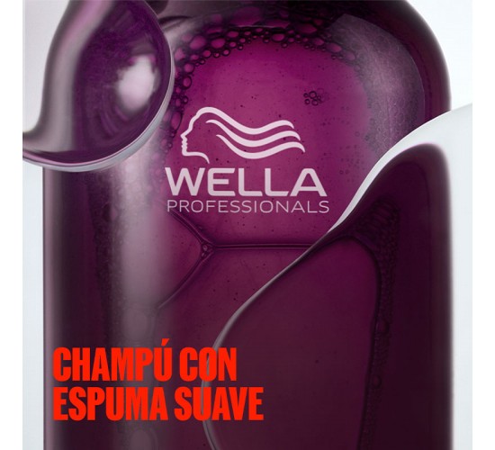 champú con espuma suave