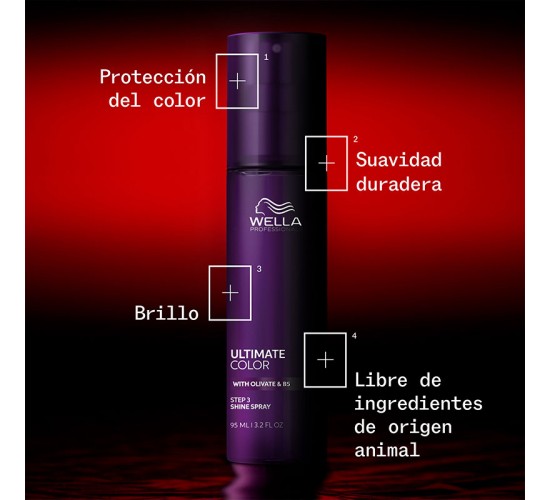 spray para potenciar el brillo del color