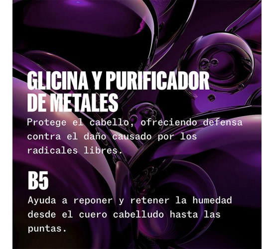glicina y purificador de metales, tecnología para proteger el color