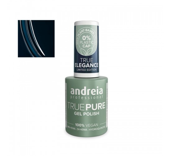 esmalte semipermanente vegano andreia true pure sin hema te1 azul noche