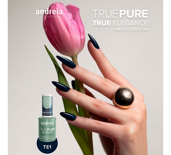 andreia true pure te1 gel polish azul noche