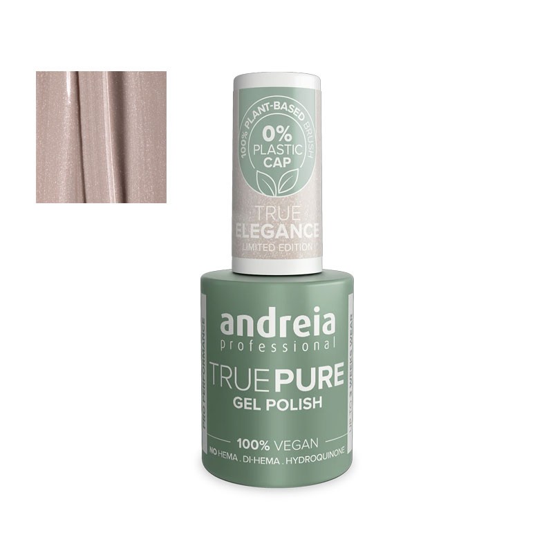 esmalte semipermanente vegano andreia true pure sin hema te2 perla brillante