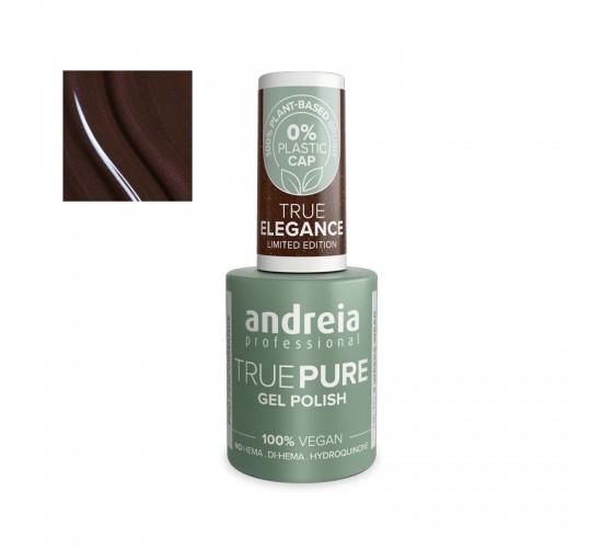 esmalte semipermanente vegano andreia true pure sin hema te3 trufa de chocolate
