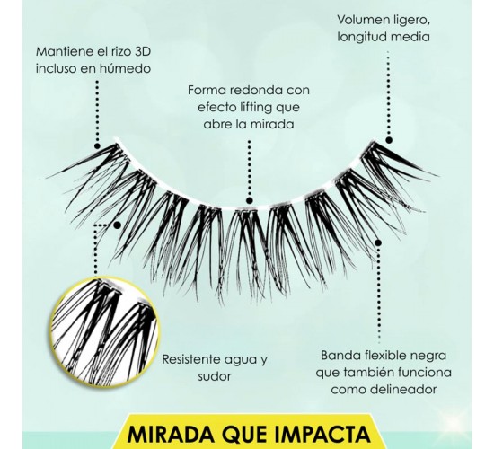 pestañas postizas cómodas