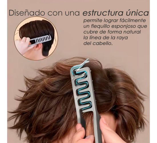 Peine texturizador profesional para cabello delgado