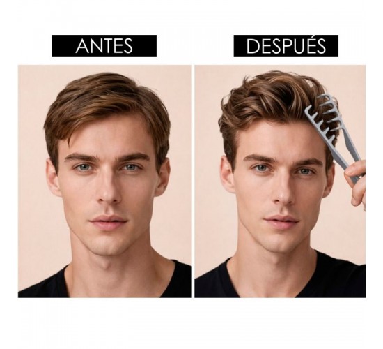 Peine para dar volumen y estilo natural