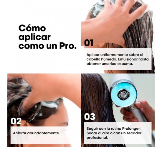Cabello más largo, fuerte y brillante