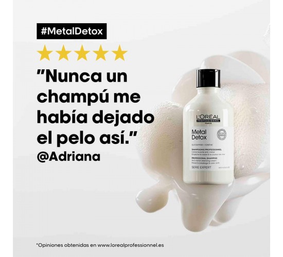 Champú L’Oréal Expert Metal Detox uso diario