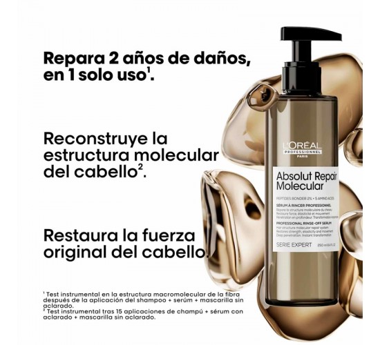 Sérum reparador para cabello débil y quebradizo