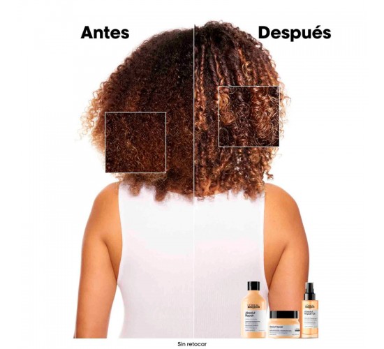 Cabello suave y fuerte con aceite reparador