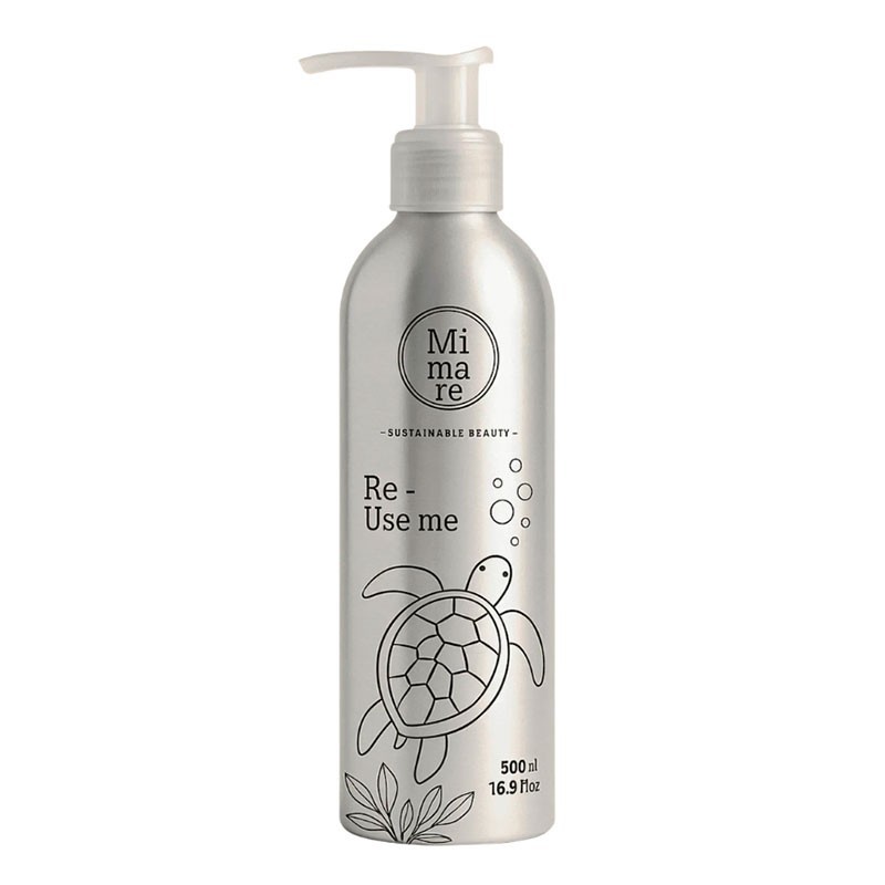 Botella aluminio refill profesional para peluqueros mimare