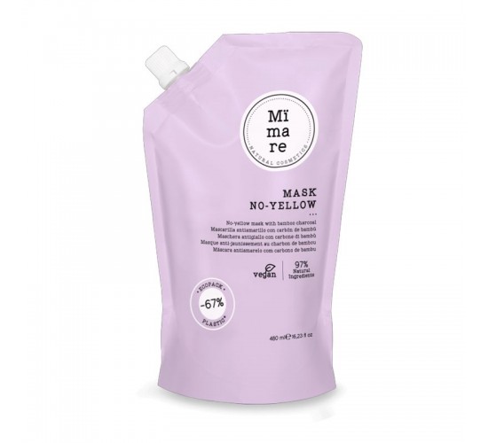 Mascarilla vegana profesional anti reflejos amarillos mimare