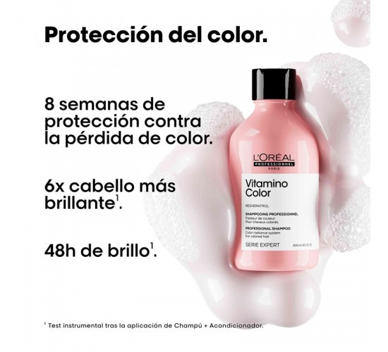 Champú para color duradero y brillante