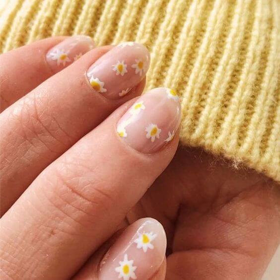 manicura flores