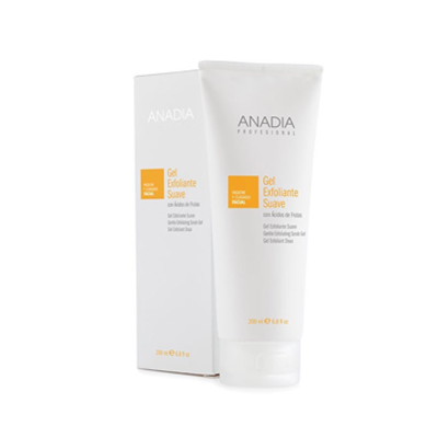 ANADIA GEL EXFOLIANTE FACIAL 200ML.Para todo tipo de pieles. Limpia la piel en profundidad, elimando las impurezas y el exceso de células muertas.